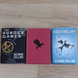 Hunger Games Trilogy Books 1-3 First Editions Large Print Hardcover